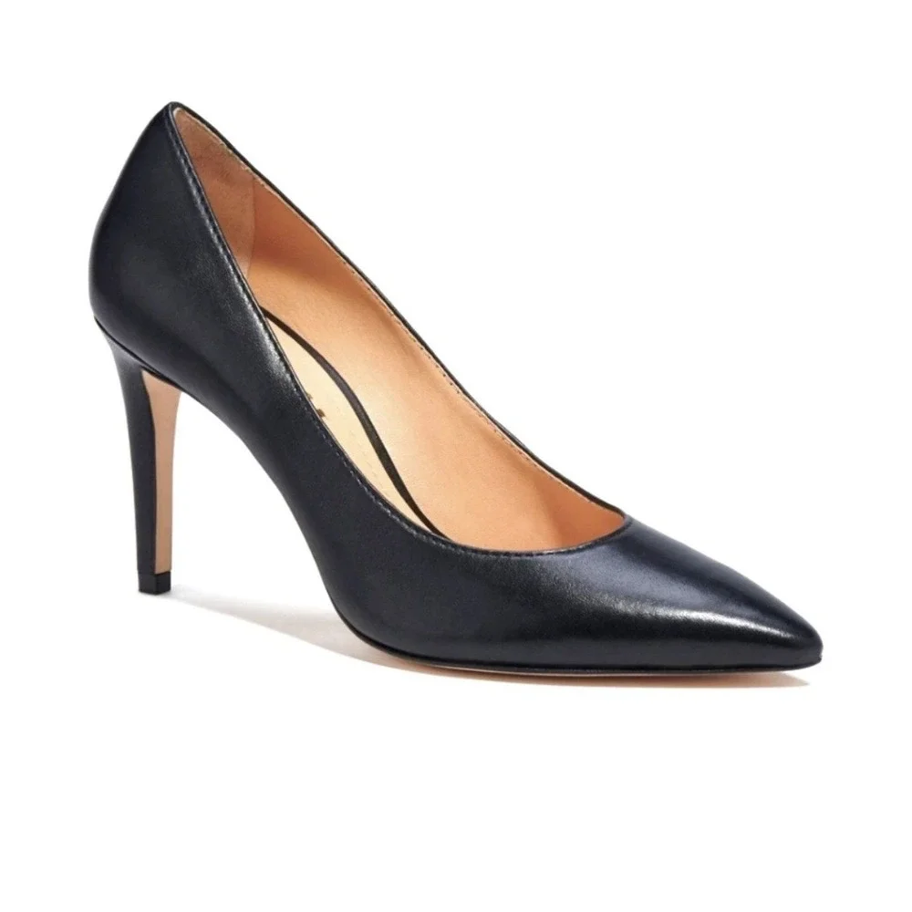 Coach Womens High Heels Shoes Patent Leather Black Shinny Size 6B